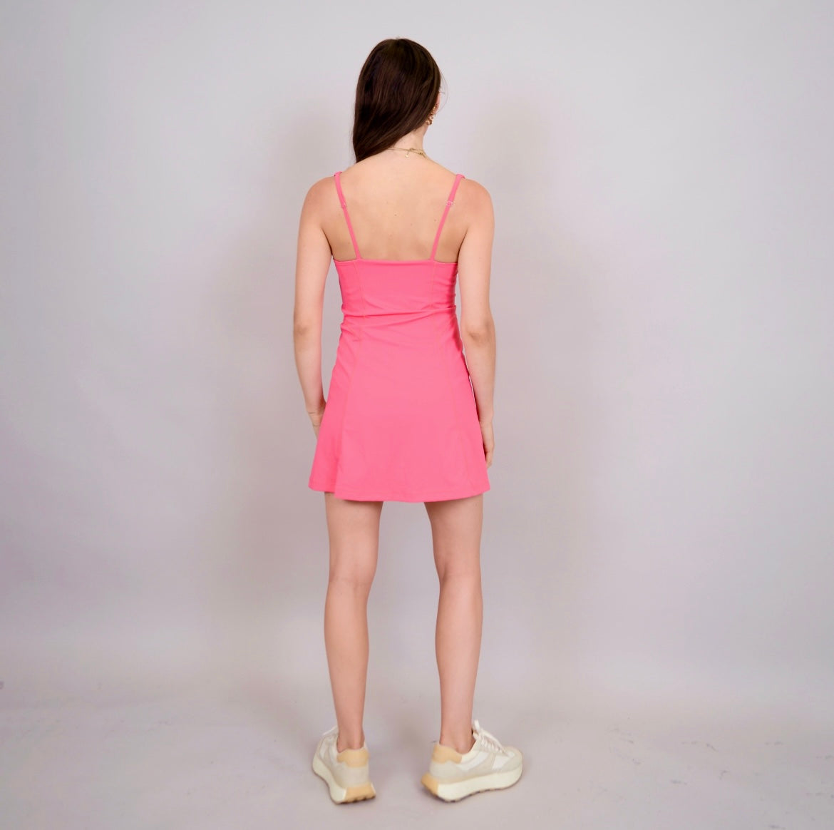 RD Style Fila Mini Athletic Dress - Coral