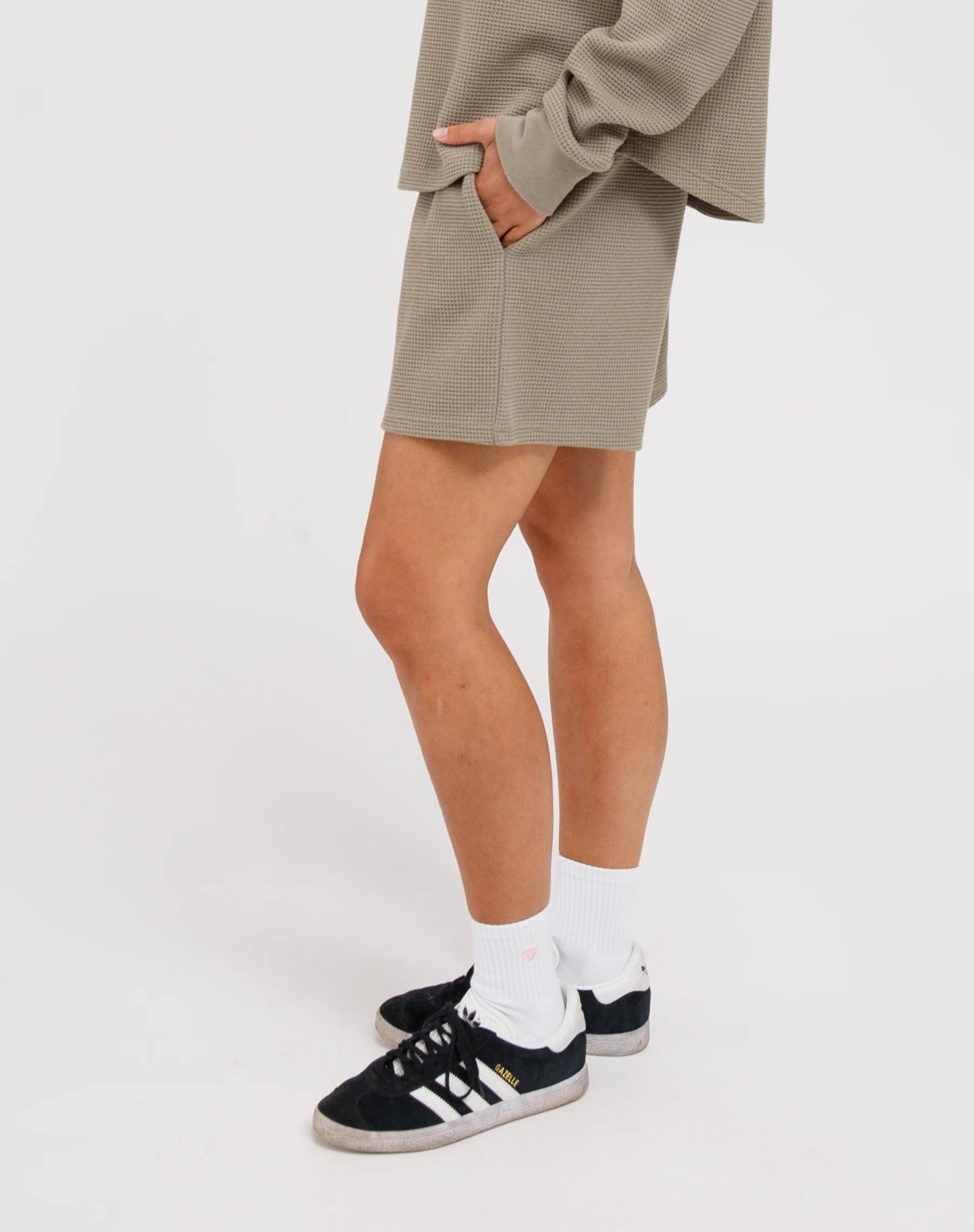 Brunette the Label Best Friend Shorty - Olive