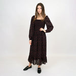 Load image into Gallery viewer, RD Style Harper Smocked Maxi Dress - Wine
