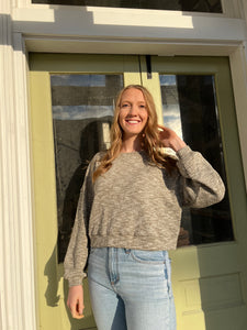 Sage the Label On the Path Sweater - Grey Olive