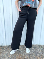 Load image into Gallery viewer, RD Style Erika Scuba Drawstring Pants - Black
