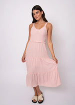 Load image into Gallery viewer, RD Style Adora Crinkle Bustier Dress - Pink
