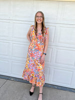 Load image into Gallery viewer, Sadie &amp; Sage Moonscapes Tiered Midi Dress - Multi
