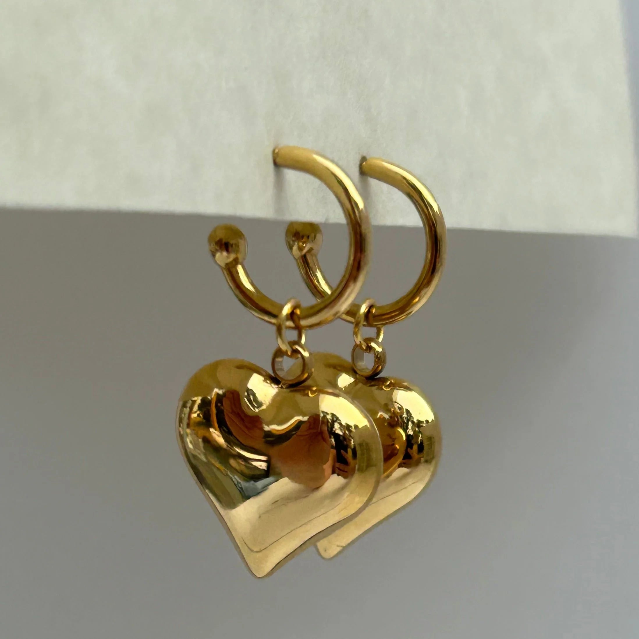 Isla Rae Jewelry Hayley Heart Hoops