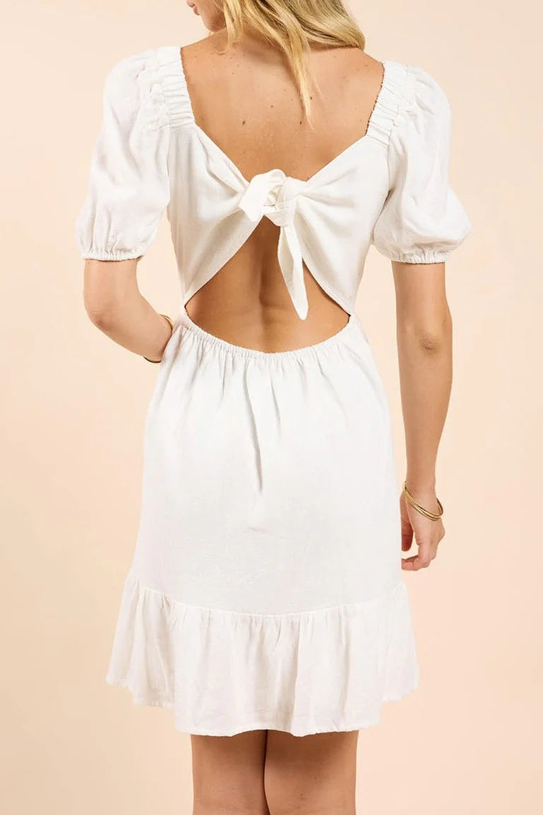 Sadie & Sage Sugarloaf Mini Dress - White