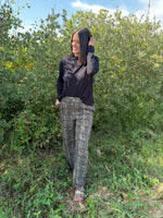 Load image into Gallery viewer, Brunette the Label Leopard Barrel Twill Jogger
