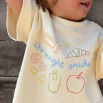 Load image into Gallery viewer, Roobear Who Brought Snacks Organic Cotton Tee
