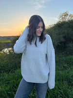 Load image into Gallery viewer, RD Style Parminder Mockneck Sweater - Grey
