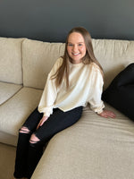 Load image into Gallery viewer, Sage the Label Easily Reversible Knit Top - Ivory
