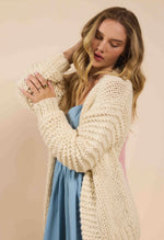 Load image into Gallery viewer, Sadie &amp; Sage Heart You Cardigan - Ivory Pink
