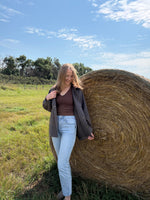 Load image into Gallery viewer, Sage the Label Nordic Nights Barn Jacket - Charcoal Taupe
