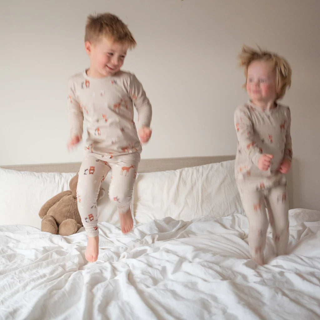 Roobear Love Letters Two-Piece Pajamas