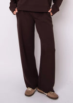 Load image into Gallery viewer, RD Style Victoria Soft Knit Pant - Brown
