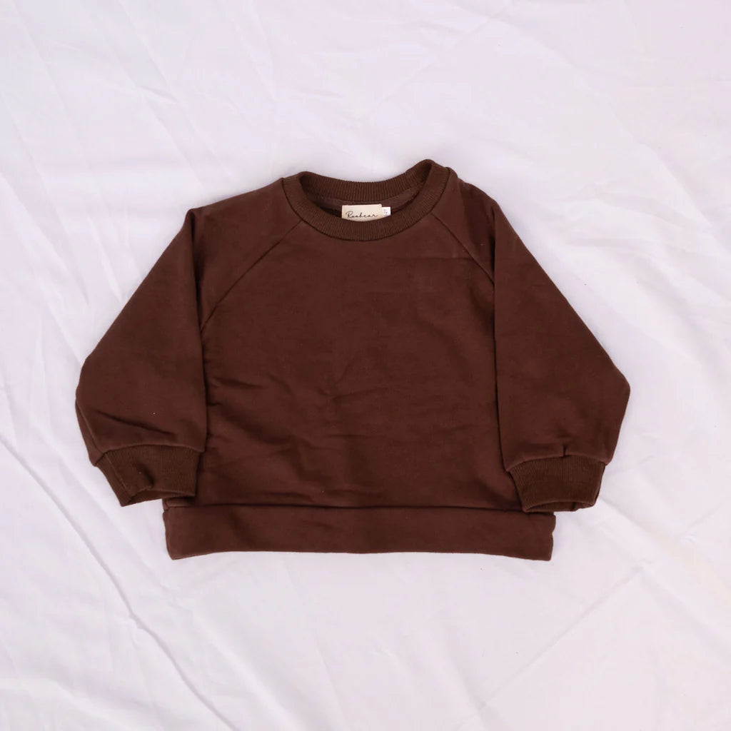 Roobear Classic Crewneck - Coffee Brown