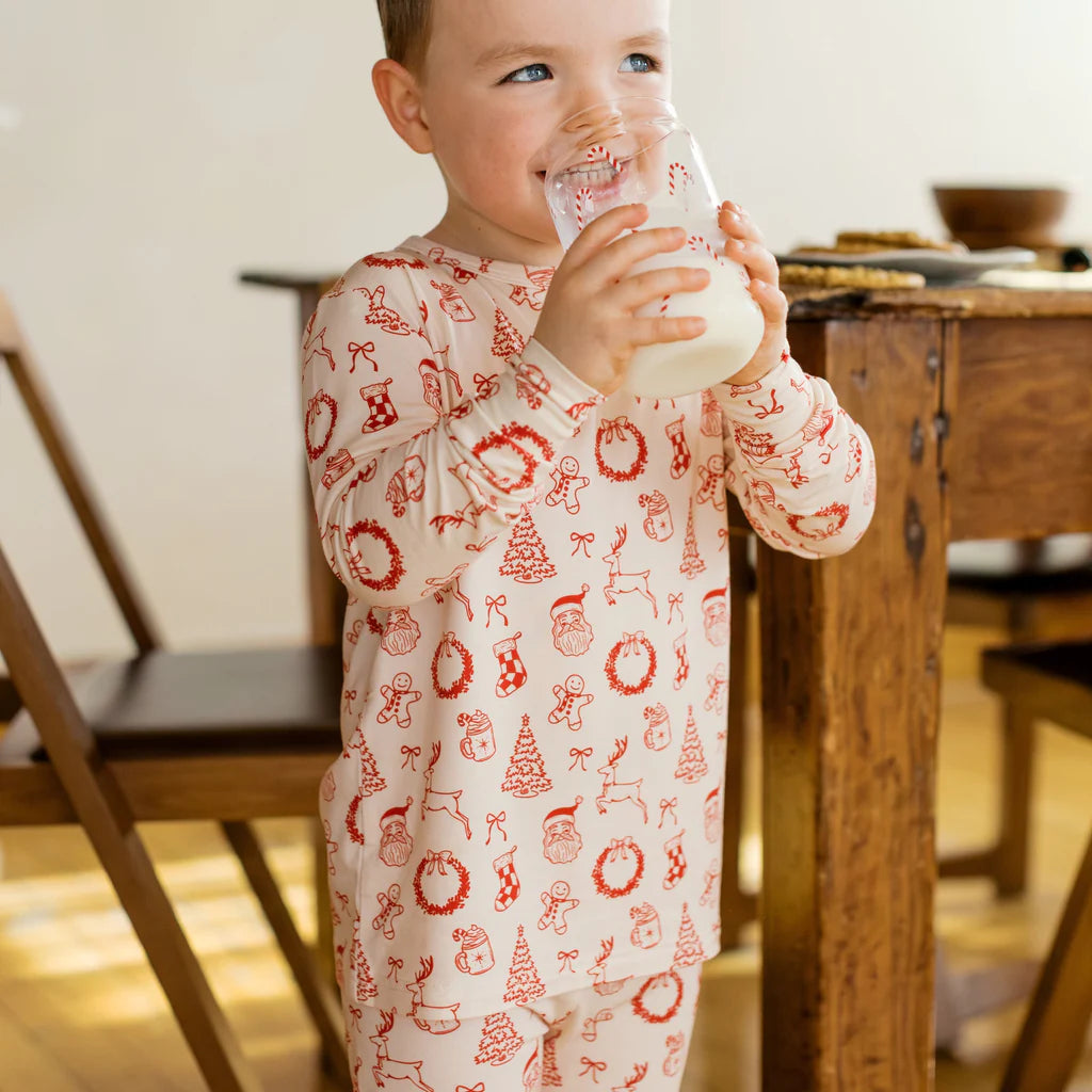 Roobear Classic Holiday Two-Piece Pajamas
