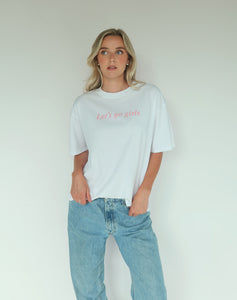 Brunette the Label Let's Go Girls Boxy Tee
