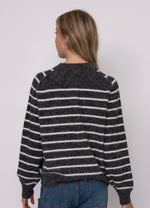Load image into Gallery viewer, RD Style Suavia Striped Raglan Henley
