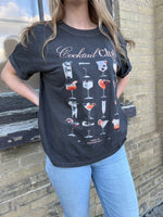 Load image into Gallery viewer, Girl Dangerous Cocktail Club Tee - Vintage Black
