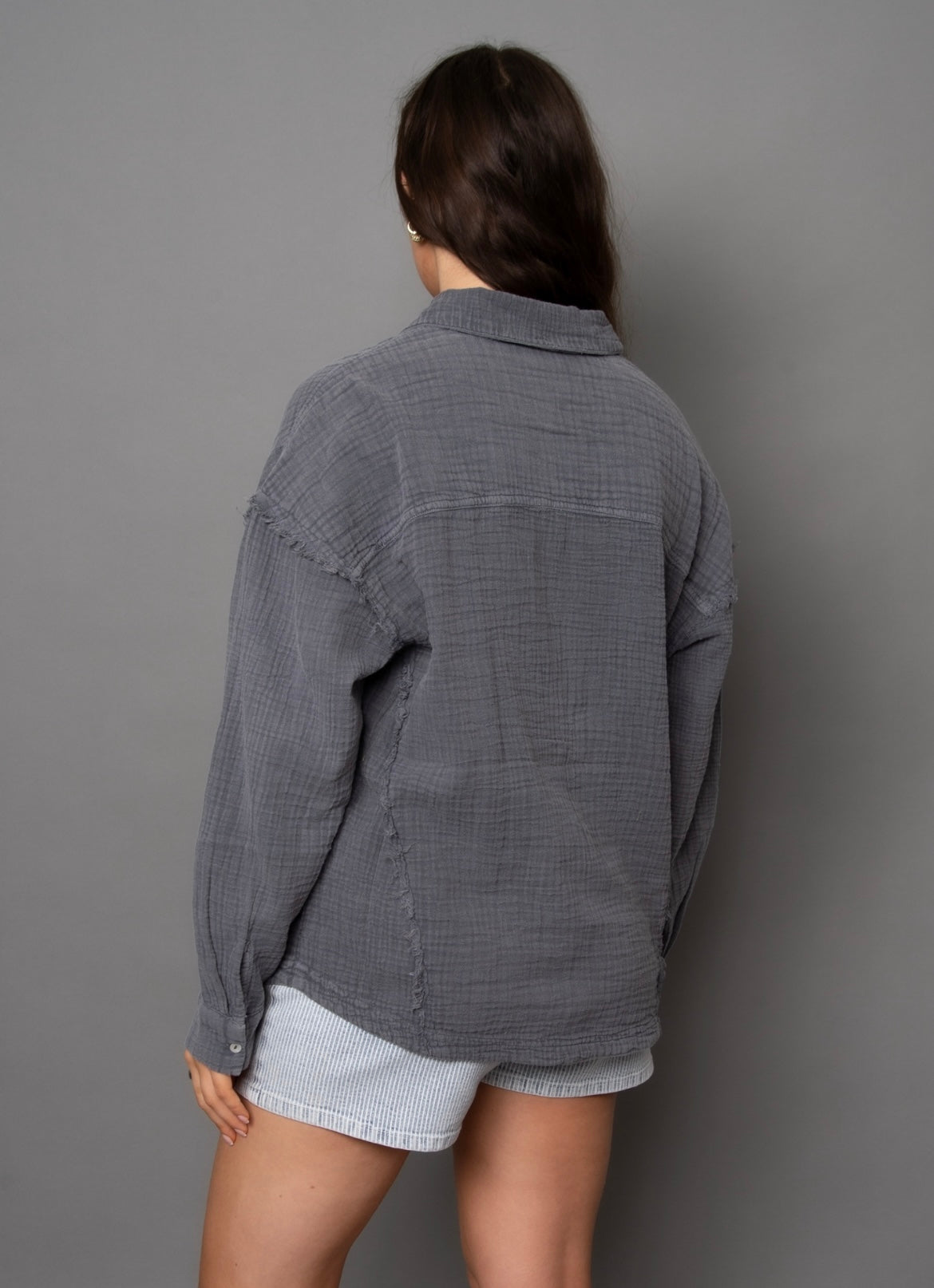 RD Style Faramir Gauze Button Front Shirt
