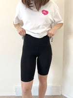 Load image into Gallery viewer, RD Style Knit Biker Shorts - Black
