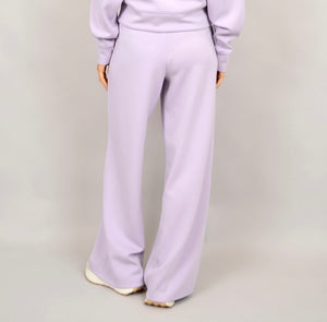 RD Style Vae Soft Knit Drawstring Pants - Lavender