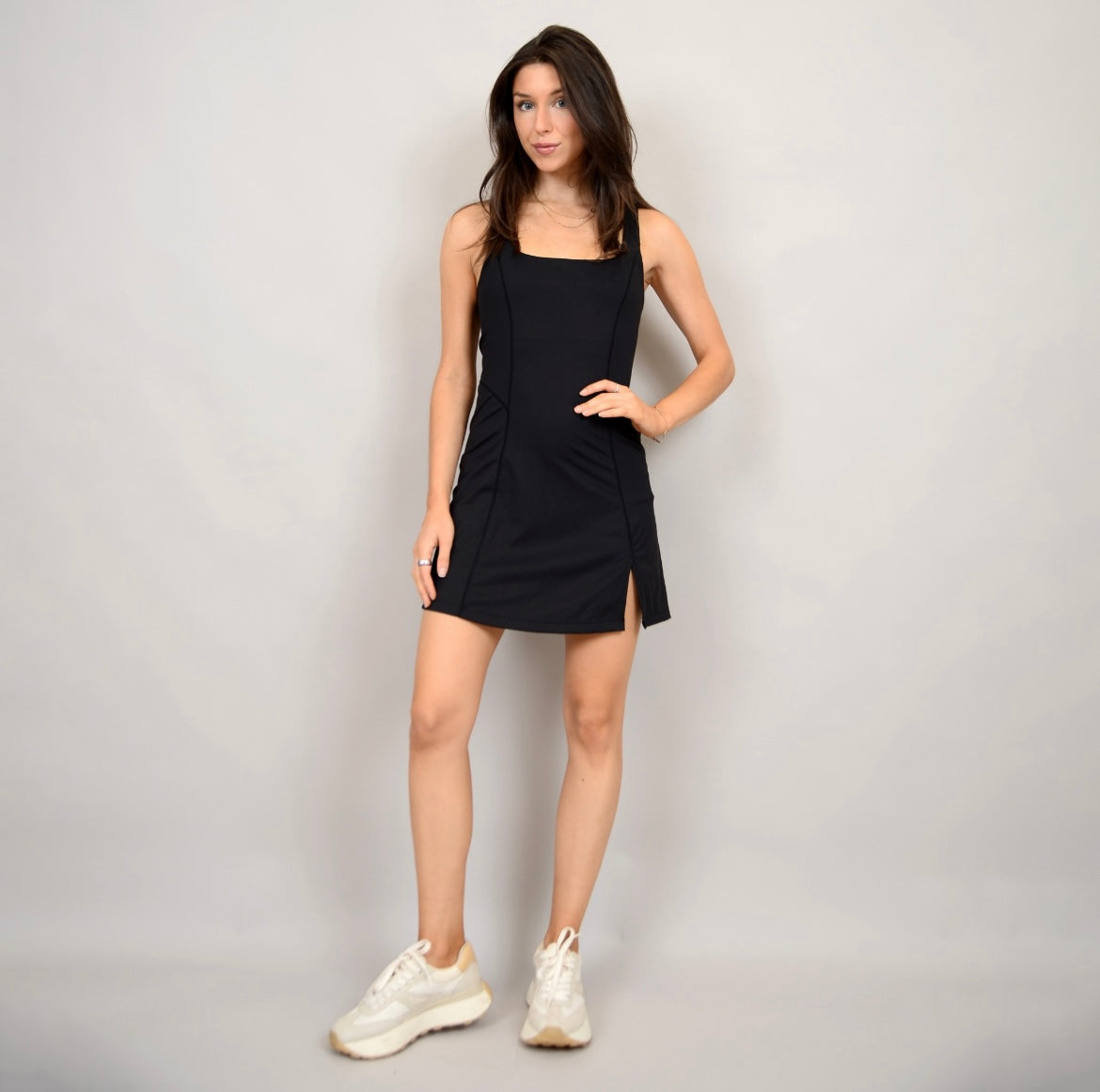 RD Style Fila Mini Athletic Dress - Black