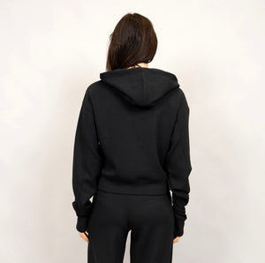 RD Style Mailyn Soft Knit Hoodie - Black