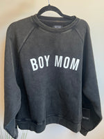 Load image into Gallery viewer, Brunette the Label Boy Mom Crew
