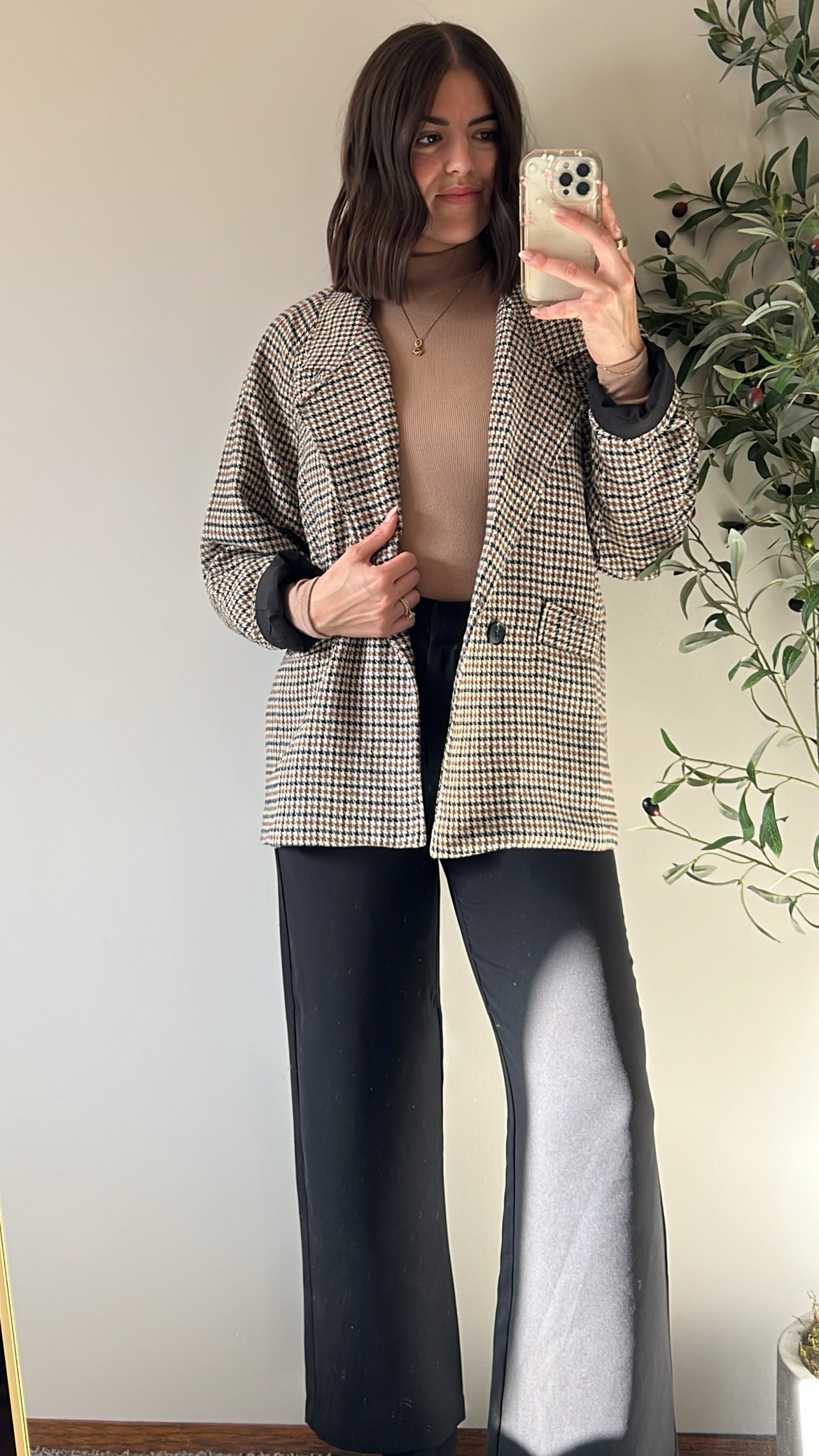 Sage the Label Memorabilia Caccoon Blazer