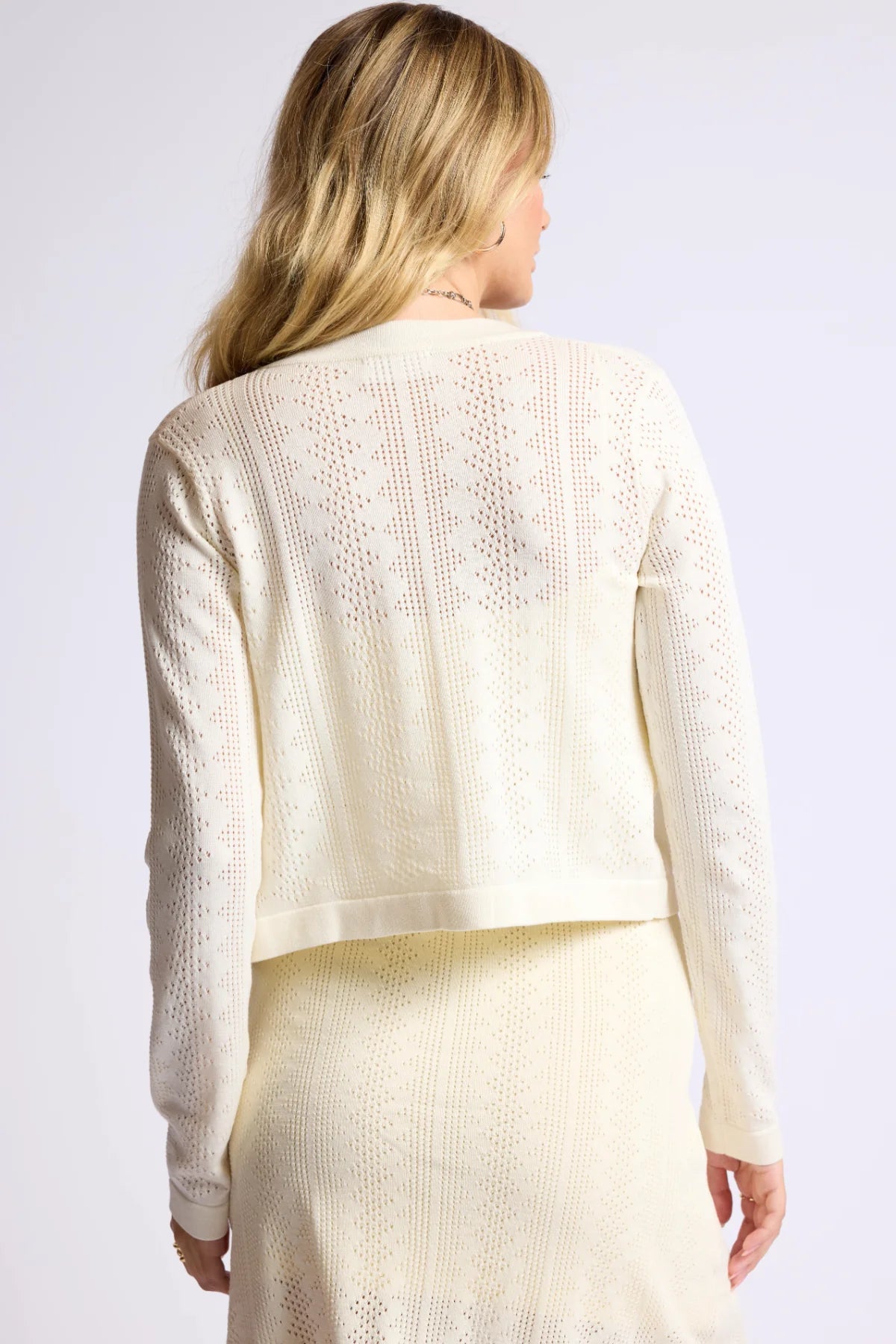 Sage the Label Wild Honey Cropped Cardi - Cream