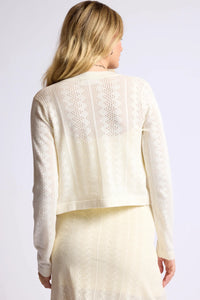 Sage the Label Wild Honey Cropped Cardi - Cream