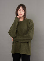 Load image into Gallery viewer, RD Style Chaste Crewneck Sweater - Olive
