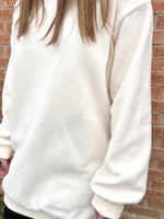 Load image into Gallery viewer, Sadie &amp; Sage Chilly Nights Crewneck Tunic Dress - Ivory
