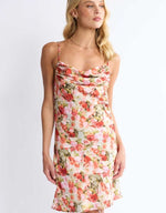 Load image into Gallery viewer, Sage the Label Aniston Ruched Cowl Neck Mini Dress
