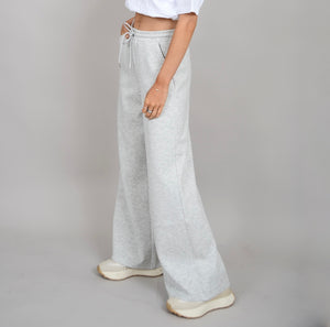 RD Style Vae Soft Knit Drawstring Pants - Grey