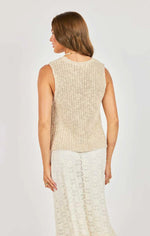 Load image into Gallery viewer, Sadie &amp; Sage Ashtin Cardi Vest - Taupe
