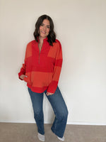 Load image into Gallery viewer, RD Style Camille Stripe Half Zip
