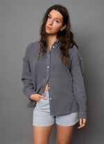 Load image into Gallery viewer, RD Style Faramir Gauze Button Front Shirt
