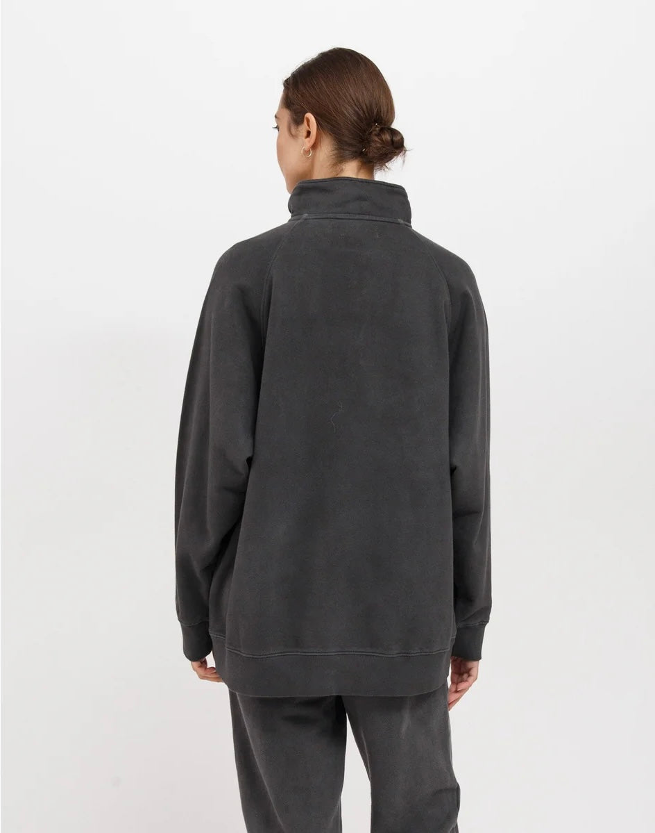 Brunette the Label NYBF Half Zip - Vintage Grey