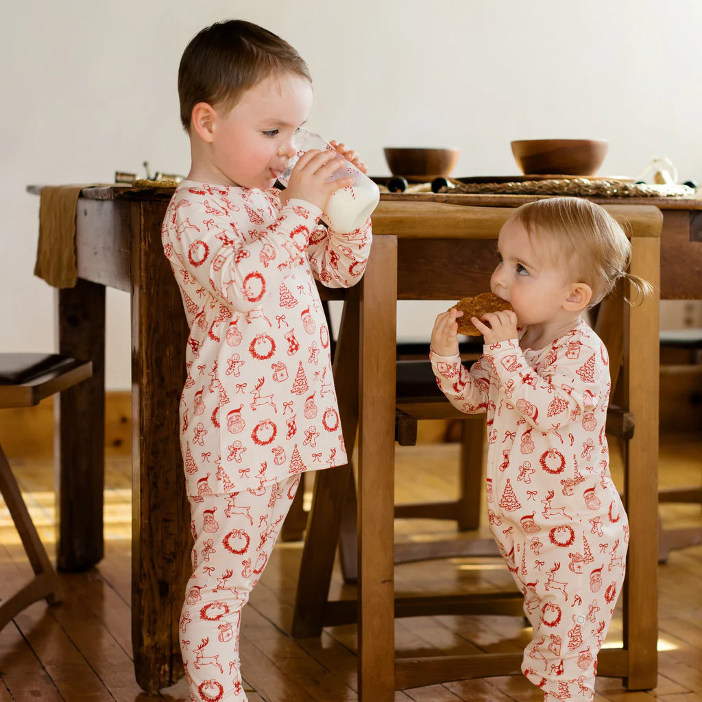 Roobear Classic Holiday Two-Piece Pajamas