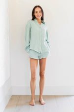 Load image into Gallery viewer, Priv Rhea Top and Short Set - Sage
