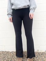 Load image into Gallery viewer, Sadie &amp; Sage Mia Flared Pants - Black
