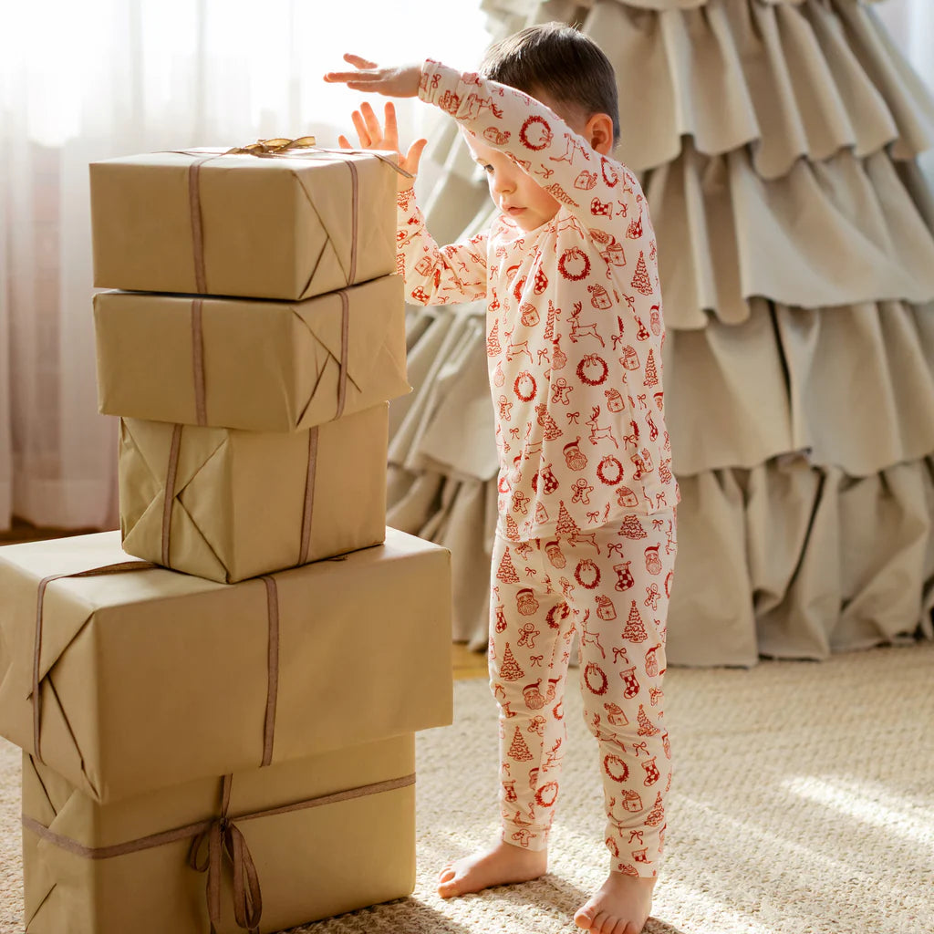 Roobear Classic Holiday Two-Piece Pajamas