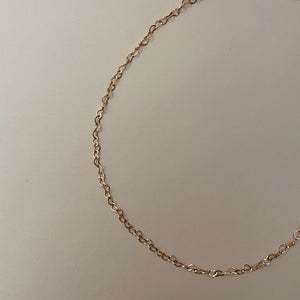 Namaste Jewelry Heart Chain Necklace - Gold