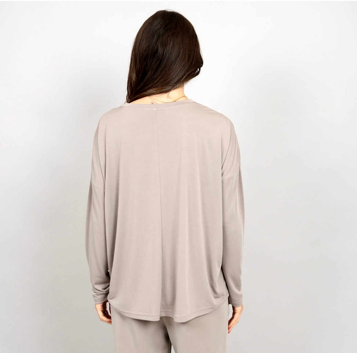 RD Style Leila Modal Crewneck Top - Nomad