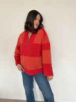 Load image into Gallery viewer, RD Style Camille Stripe Half Zip
