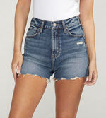 Load image into Gallery viewer, Silver Jeans Highly Desirable Short - Indigo
