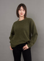 Load image into Gallery viewer, RD Style Chaste Crewneck Sweater - Olive
