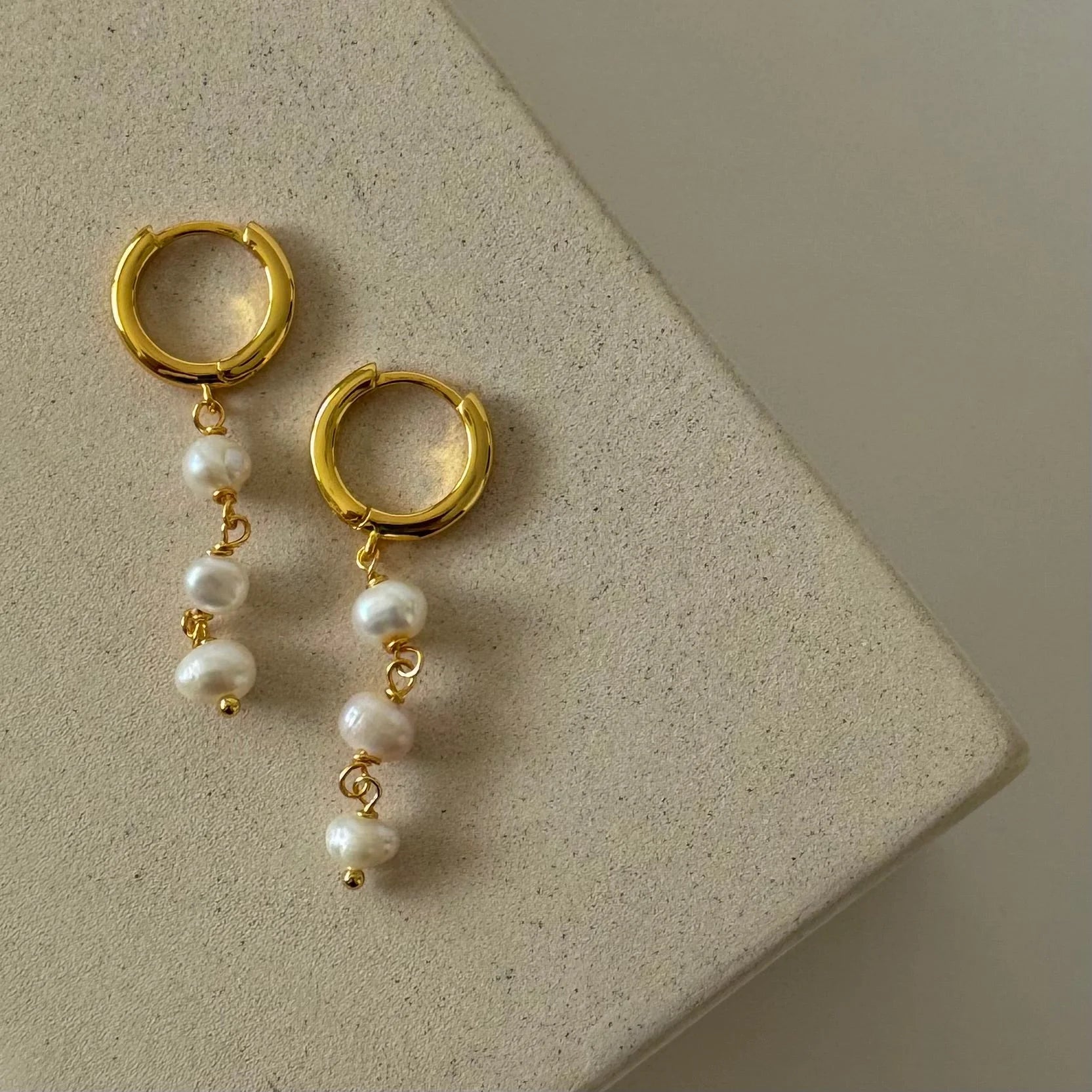 Namaste Jewelry Pearl Drop Earrings