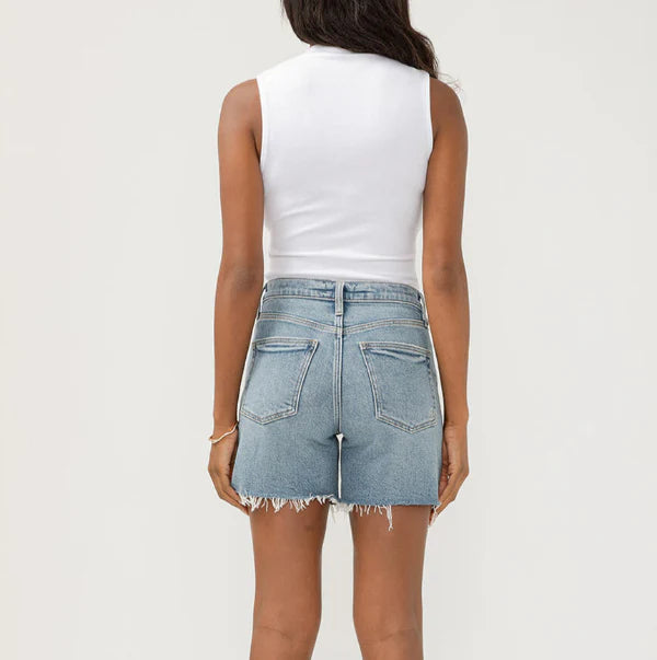 Silver Jeans Highly Desirable Long Short - Medium Indigo